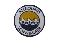 12. Allroundschwimmer Stoffabzeichen klein 43mm