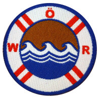 14. Helfer Stoffabzeichen klein 43 mm