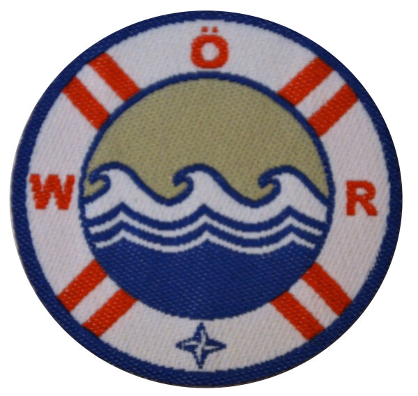 15. Retter Stoffabzeichen klein 43mm