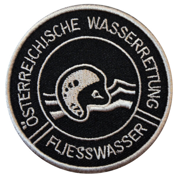 17. Flie&szlig;wasser Stoffabzeichen gro&szlig; 70mm