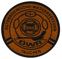 19. Taucher* Stoffabzeichen gro&szlig; 70mm