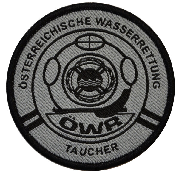 20. Taucher** Stoffabzeichen gro&szlig; 70mm