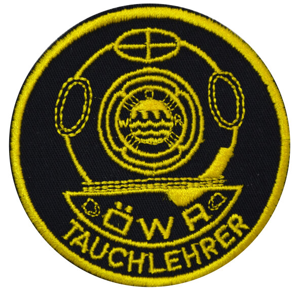 22. Tauchlehrer Stoffabzeichen gro&szlig; 70mm