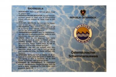 4. Allroundschwimmer Ausweis