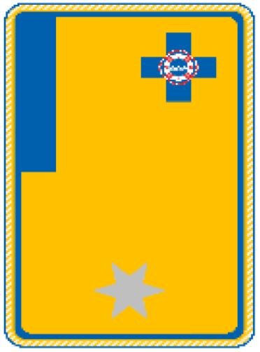 22. A - Uniform Kragenspiegel "Funktionär LV vertrettungsbefugt nach  Außen"